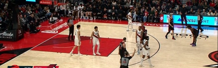 自己要数着！杨瀚森蹲守篮下伺机协防三秒违例